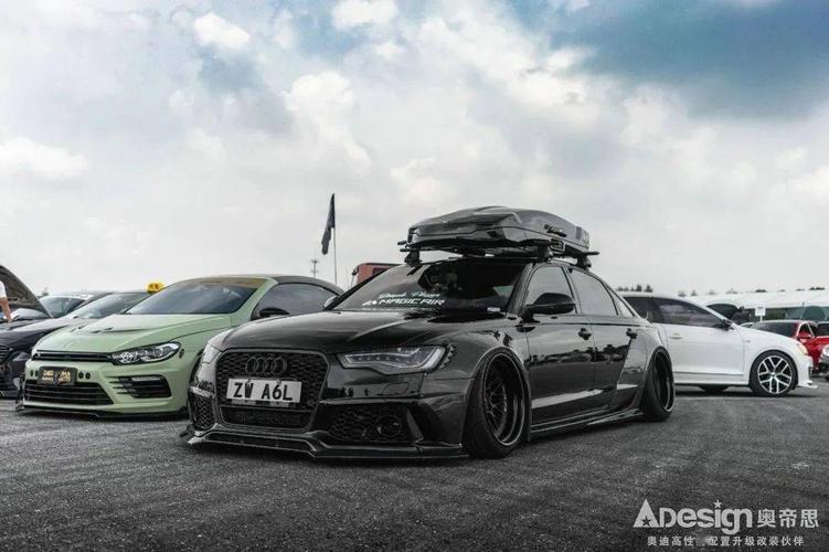 朝着低姿态黑武士不断进化 奥迪a6升级改装案例