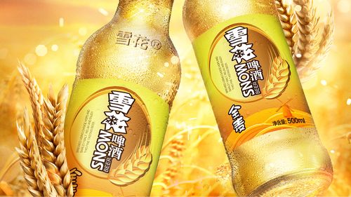 雪花全麦系列啤酒包装设计