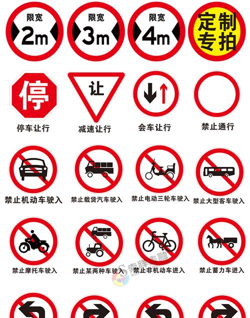 交通限速100标识贴反光膜限速5公里标志牌10km标识贴限高标志限宽标示