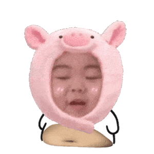 可爱的拍肚子表情包,太可爱了!