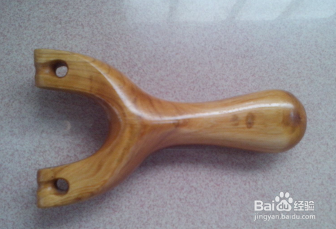全手工枣木弹弓制作