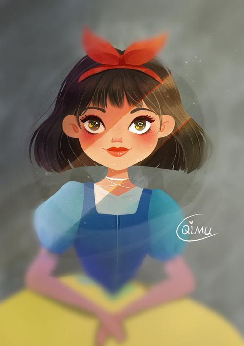 白雪公主|插画|插画习作|尤铃奇木 - 原创作品 - 站酷 (zcool)
