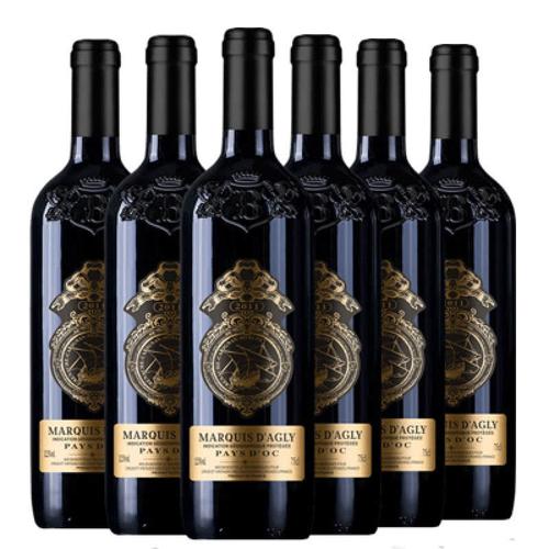 法国(原瓶进口)干红葡萄酒柏图干红葡萄酒750ml(6瓶装)
