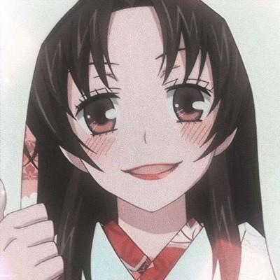 日系风格二次元头像女