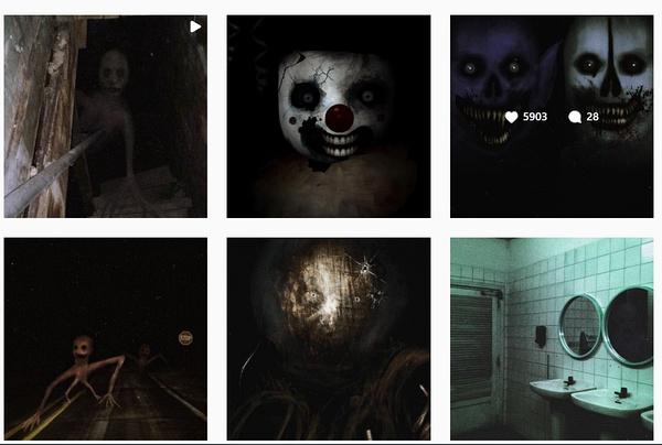 慎入恐怖艺术家sinisterscribbles作品