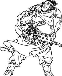 赤发鬼刘唐-水浒传人物