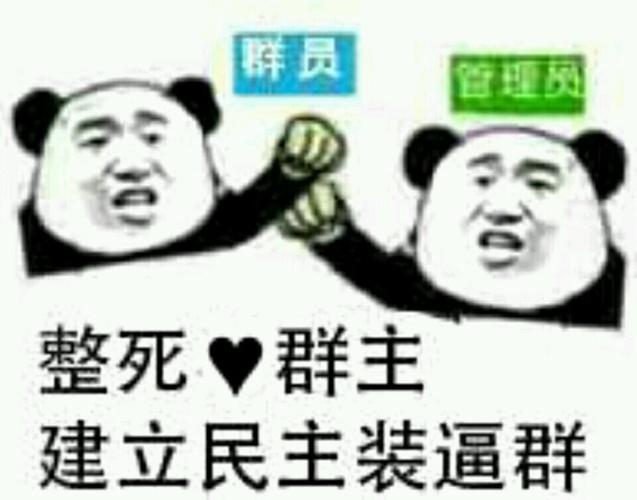 整死群主建立民主装逼群表情包 - 表情图