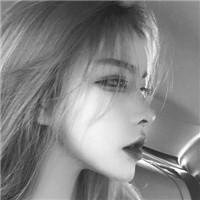 伤感黑白女生头像_失去你的世界是黑的
