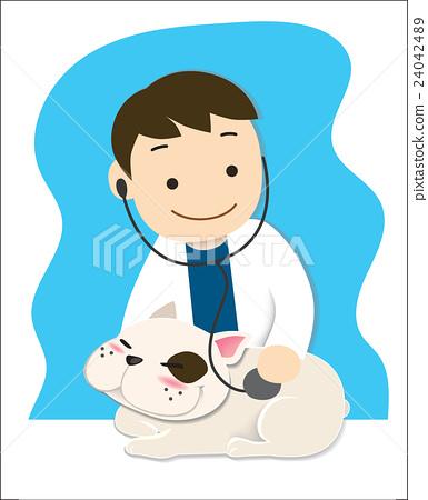 图库插图: 兽医兽医