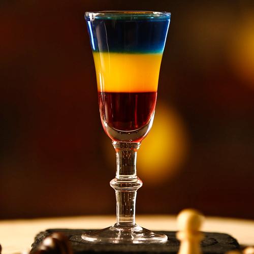 酒杯彩虹鸡尾鸡尾酒利乔力娇一口吞杯b52烈酒酒杯