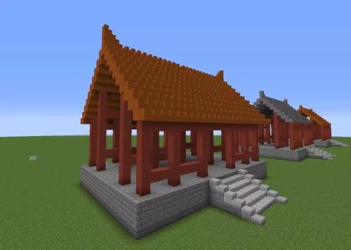 我的世界:mc中国风建筑如此宏伟,屋顶设计是玩家的"点睛之笔"