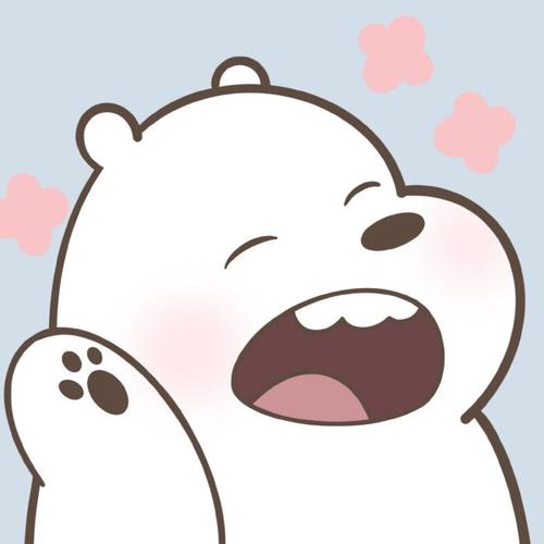 咱们裸熊头像丨大大,白熊和胖达