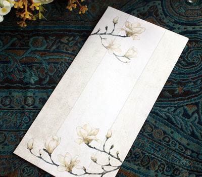 咖啡香精品信封批发 木兰 中国古风 复古情怀信封单张   