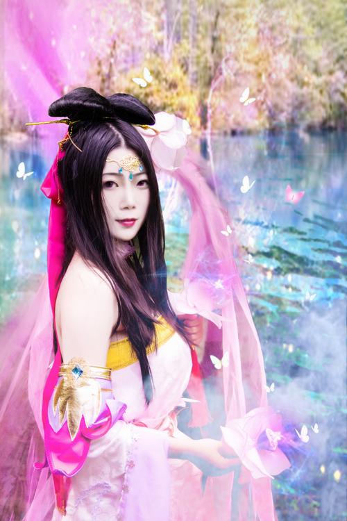 貂蝉cos(出水芙蓉诶,好漂亮)