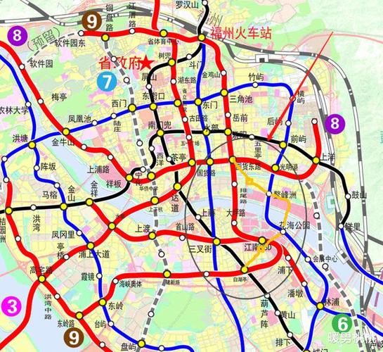 网友对福州地铁第三轮规划的9号线的建议!
