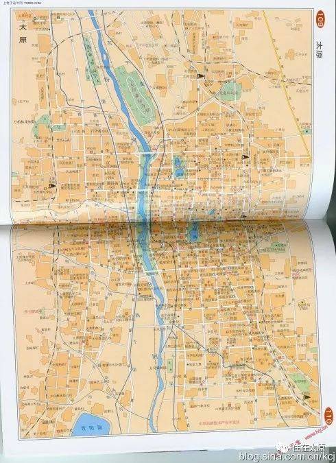 抚今追昔,看老地图感受太原城市翻天巨变