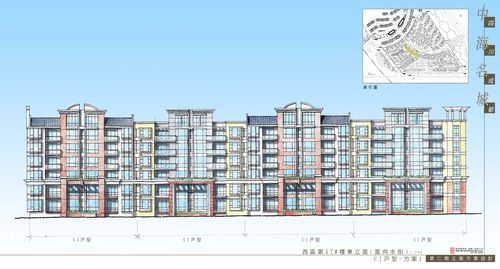 手绘建筑立面方案