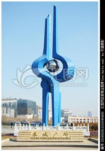 泉城广场泉标简笔画