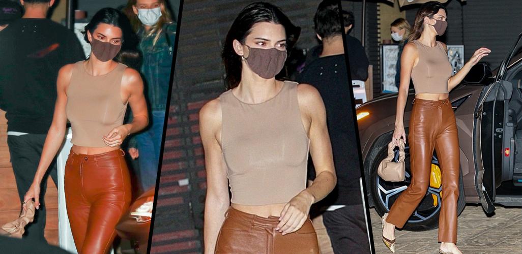 超模kendall大秀好身材