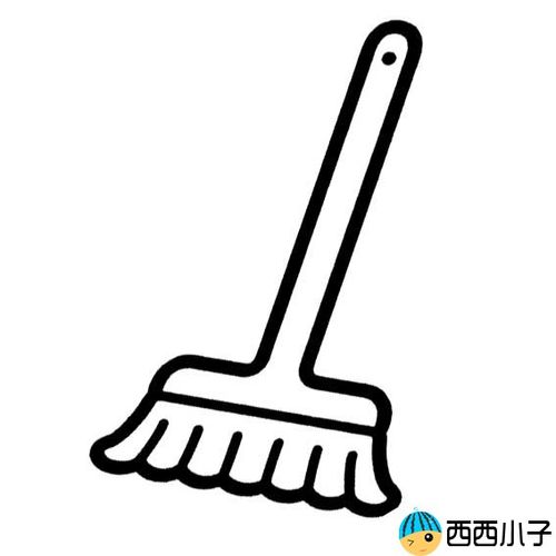 好看的扫把简笔画
