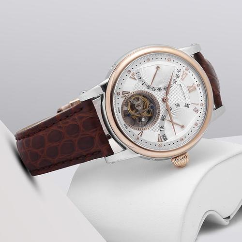 海鸥18k金双逆跳自动陀飞轮金表218.17.7003vg