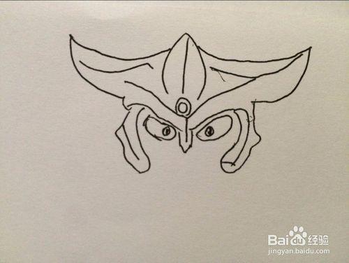 最简单雷欧奥特曼的画法