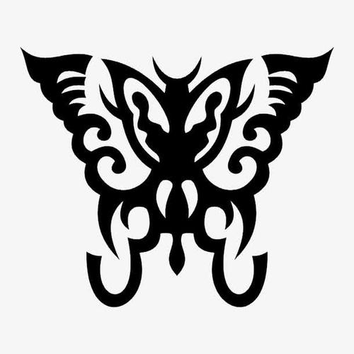 关键词 : 纹身图案,素材库,黑白图案动物