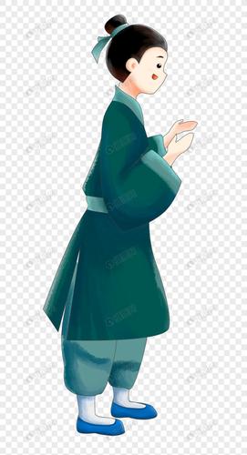 七夕牛郎手绘人物