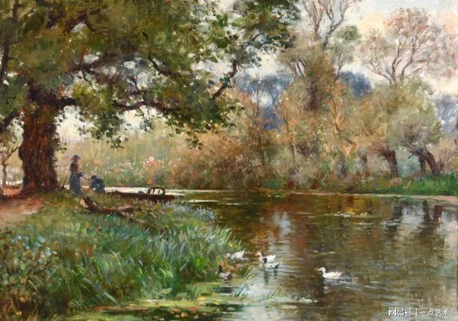 布莱洛克油画里的乡村生活田园诗般的美
