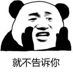 就不告诉你gif图片 我就是不告诉你可爱表情包