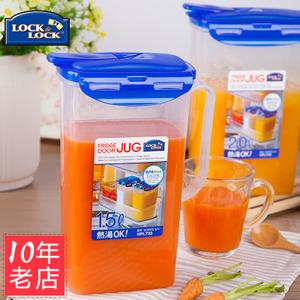 乐扣乐扣水壶冷水壶大容量耐热塑料果汁储水壶凉水壶茶水杯密封壶