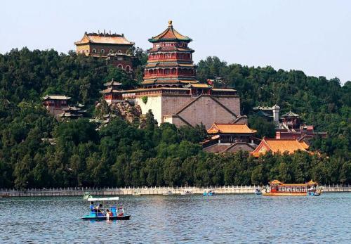 万寿山景点简笔画