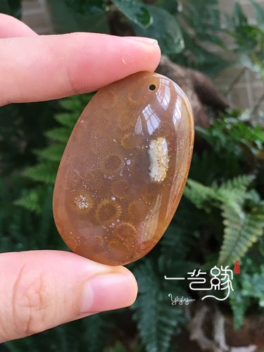 【一艺缘】特价秒杀精品天然珊瑚玉吊坠高冰果冻料小花满花润透光