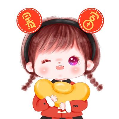 2021国潮萌娃新春卡通头像