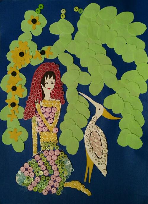 2017幼师1502剪贴画优秀作业