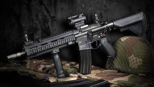hk416突击步枪:吃鸡游戏里的王者,曾击毙本拉登!