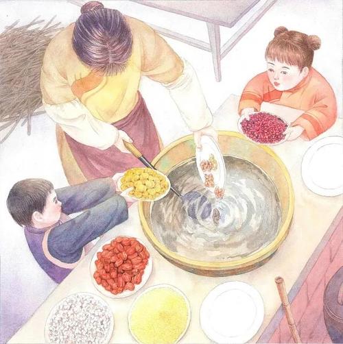 二,绘本分享:《腊八节》