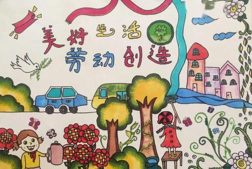 多彩校园 | 喀什市中小学生"美好生活 劳动创造"主题书画比赛作品展