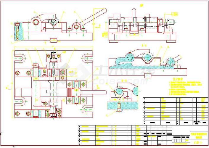 c6136车床主轴箱装配图及零件夹具图