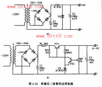 稳压二极管电路图