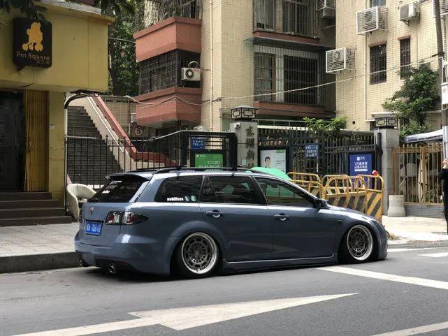 马6旅行移植mps外观,气动低趴就是帅气|旅行车|马自达6|wagon_网易