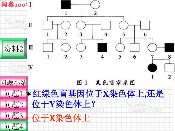 返回 红绿色盲基因位于x染色体上,还是位于y染色体上?