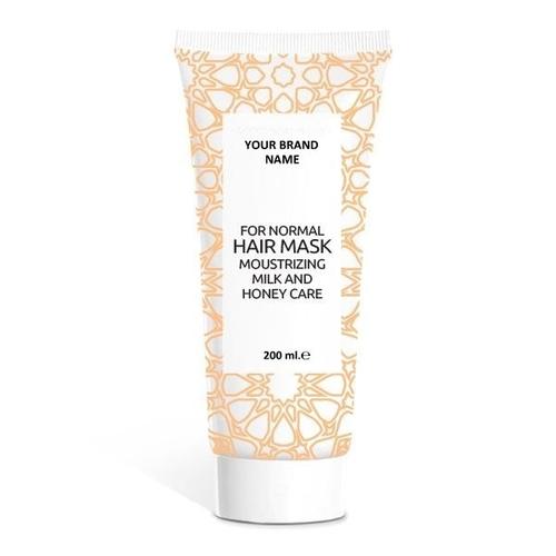moisturizing hair mask with milk & honey - 250 ml. 100% natural.