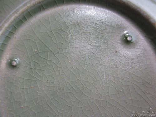北宋临汝窑青瓷旋心盘