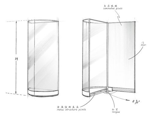 博物馆展柜设计手绘图》》》看四川克里克公司设计师手稿