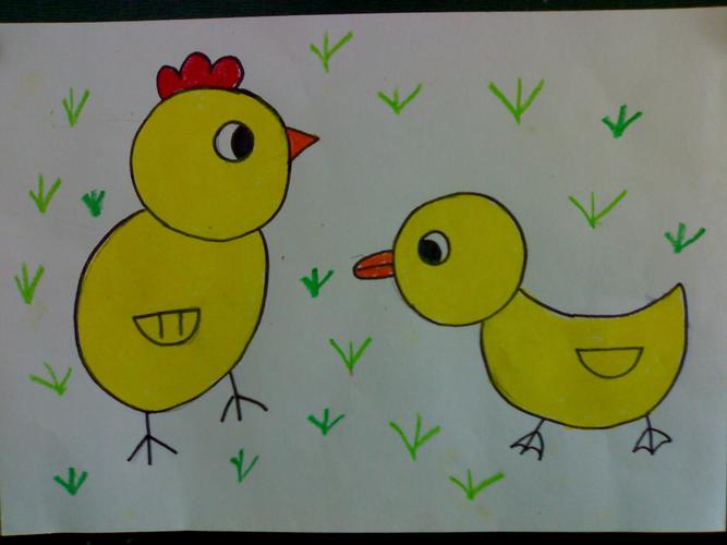 园所主页 班级主页 毕业班 2016毕业班 大六班 主题活动  小鸡和小鸭