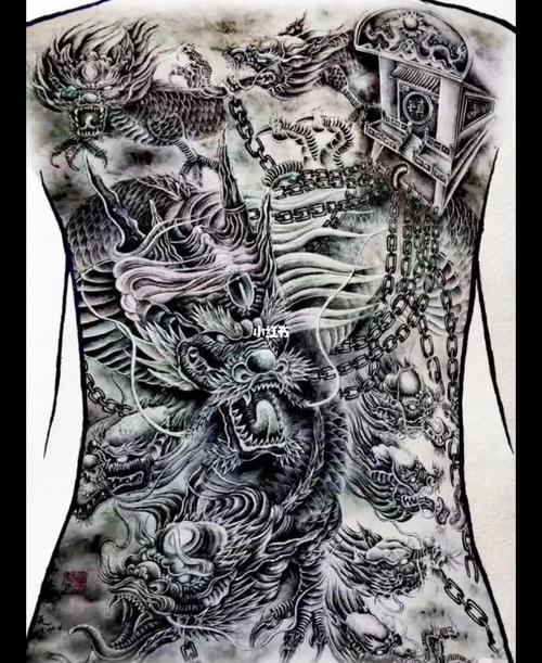 九龙拉棺手稿大全_纹身_魔焱纹身-超皮秒洗纹身去疤攻略_去疤_花臂