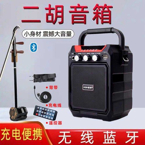 二胡神器小提琴萨克斯笛子无线蓝牙扩音器乐器专用户外便携式音箱