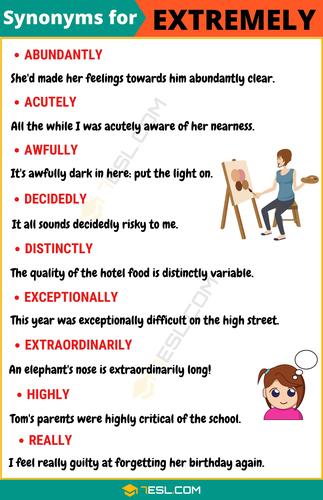 extremely synonym: list of 110  synonyms for extremely with