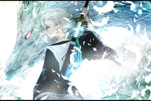 死神,二次元,日番谷冬狮郎,壁纸,龙死神 日番谷冬狮郎